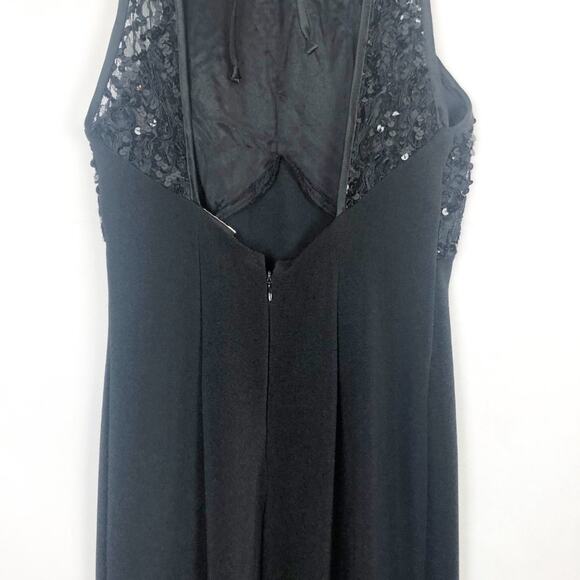Vintage Cache Maxi Dress Womens Small Empire Sequin Formal Wedding Guest Party - Picture 9 of 14